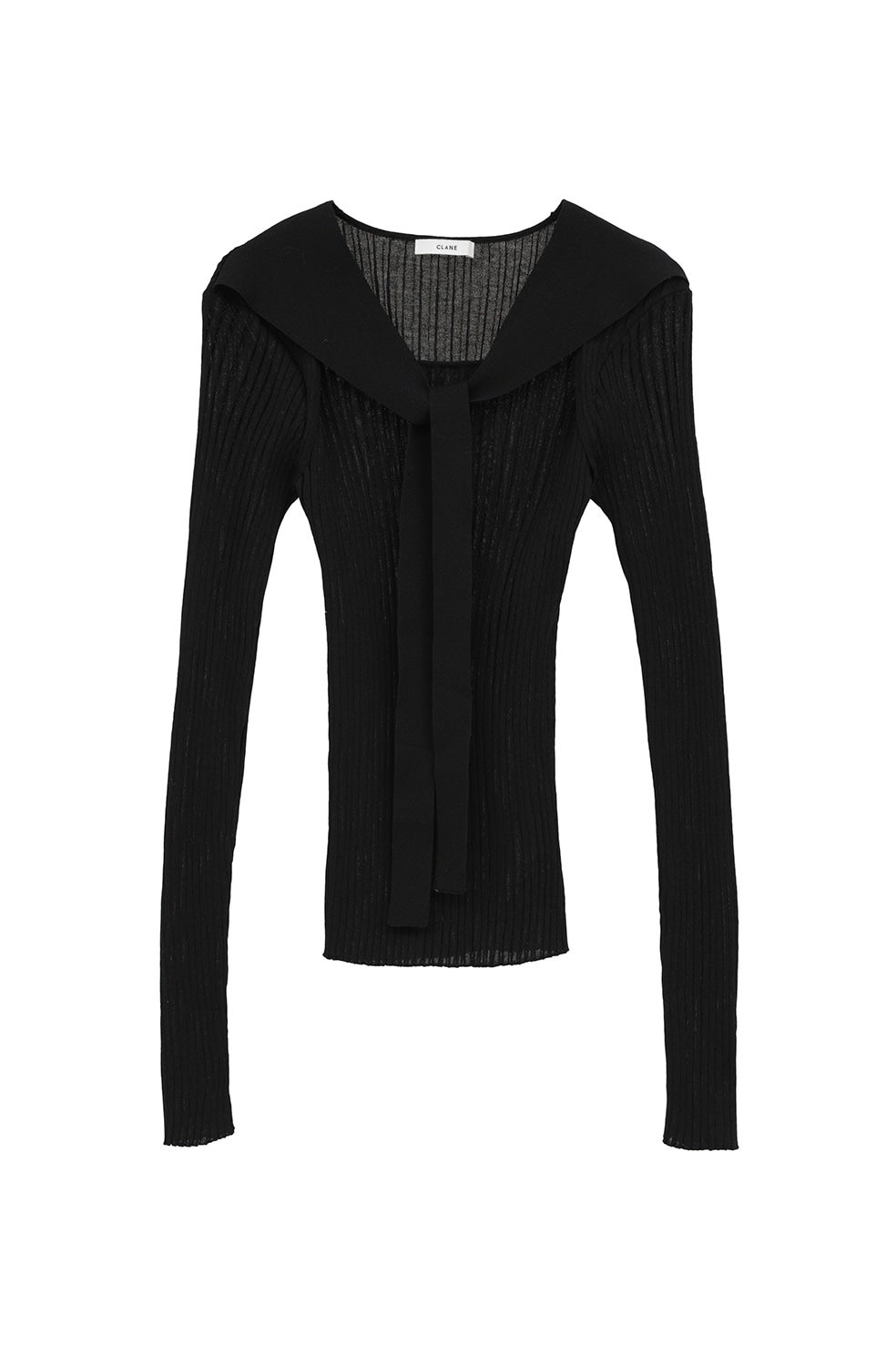 SHEER RIB RIBBON KNIT TOPS｜TOPS(トップス)｜CLANE OFFICIAL ONLINE