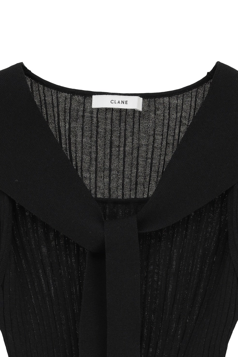 SHEER RIB RIBBON KNIT TOPS｜TOPS(トップス)｜CLANE OFFICIAL ONLINE