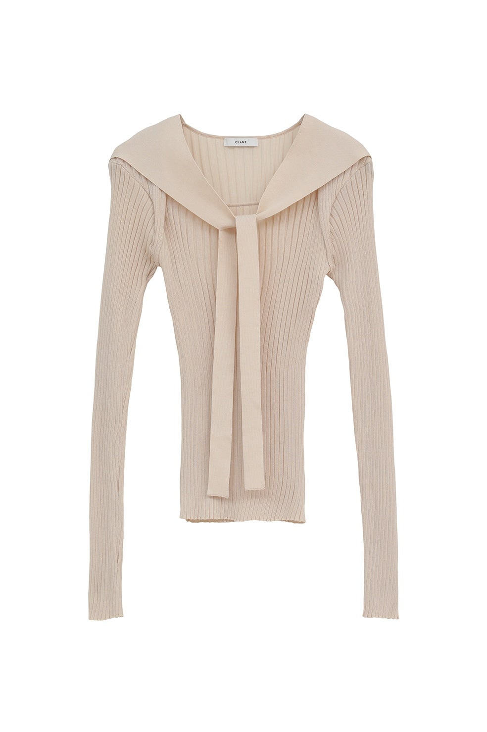 SHEER RIB RIBBON KINT TOPS｜TOPS(トップス)｜CLANE OFFICIAL ONLINE