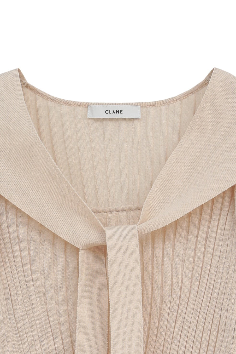 SHEER RIB RIBBON KNIT TOPS｜TOPS(トップス)｜CLANE OFFICIAL ONLINE