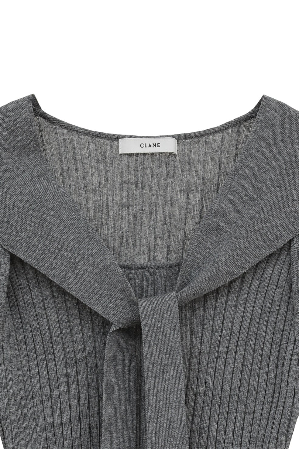 SHEER RIB RIBBON KNIT TOPS｜TOPS(トップス)｜CLANE OFFICIAL ONLINE