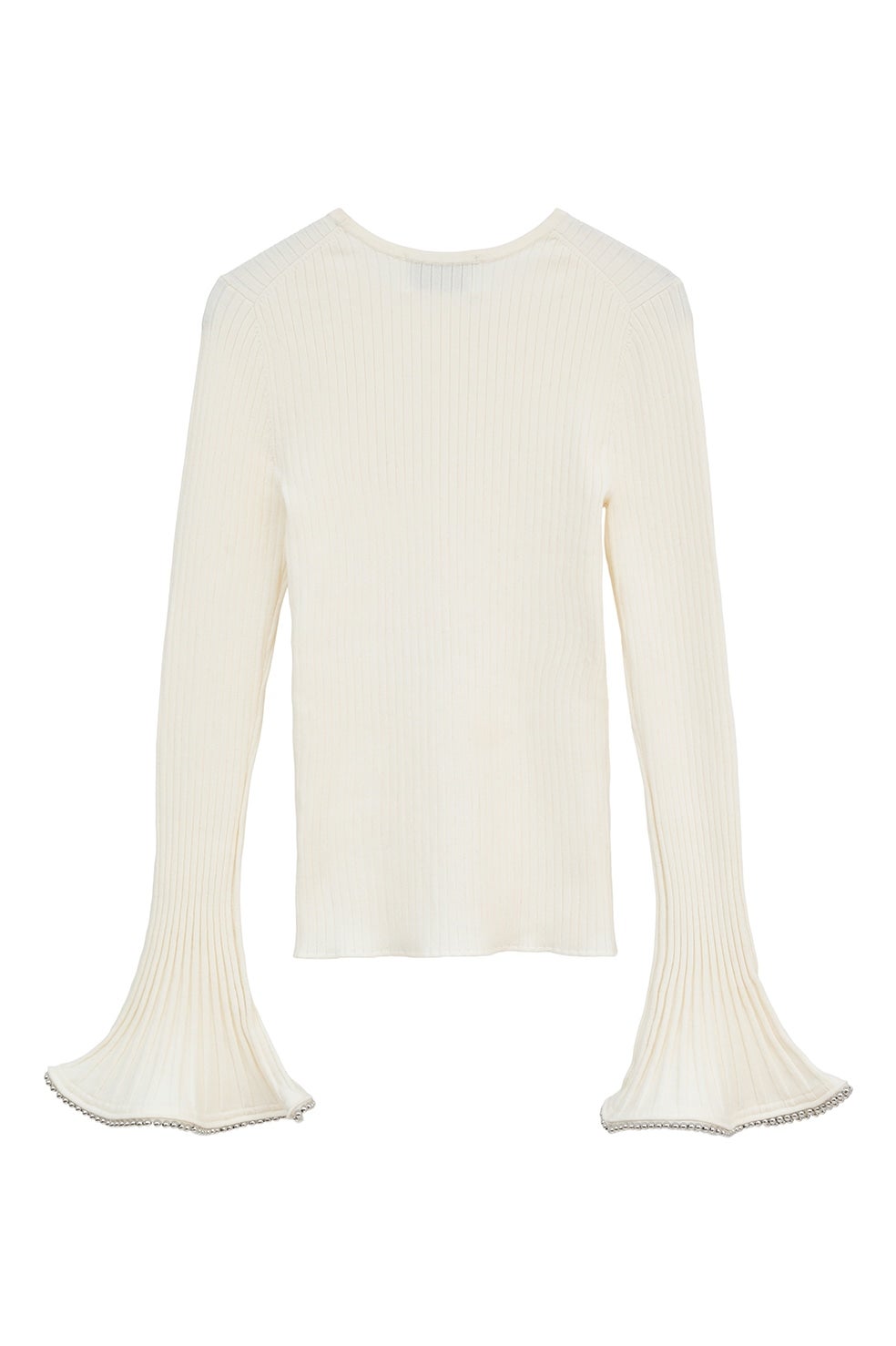 EMBELLISHED FRILL SLEEVE KNIT TOPS｜TOPS(トップス)｜CLANE OFFICIAL