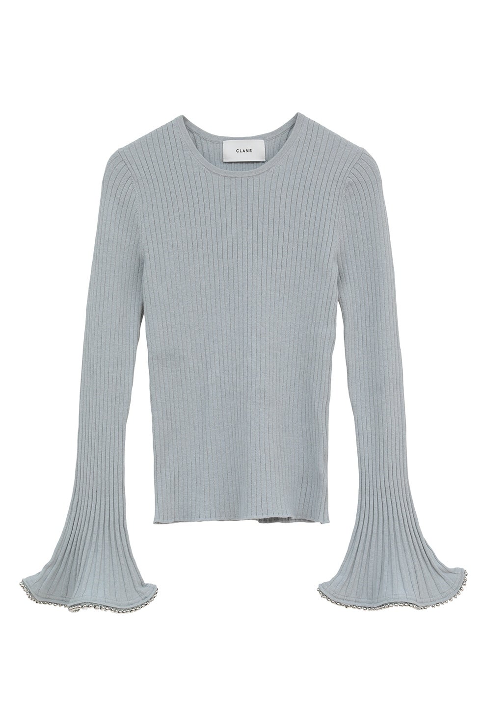 EMBELLISHED FRILL SLEEVE KNIT TOPS｜TOPS(トップス)｜CLANE OFFICIAL