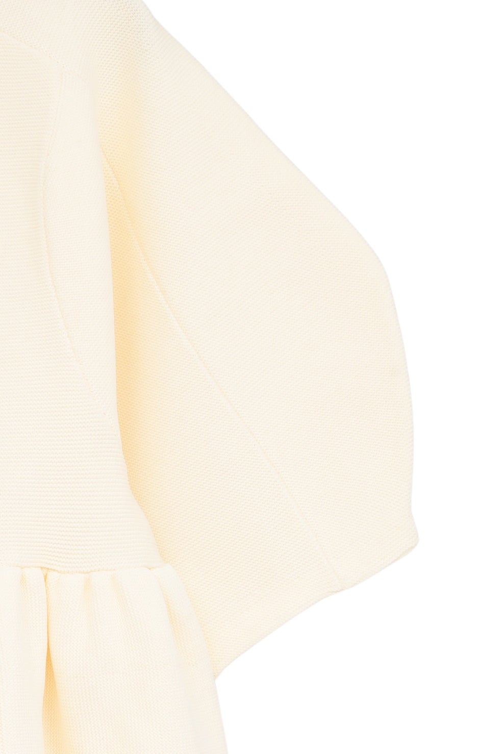 PEPLUM HALF SLEEVE KNIT TOPS｜TOPS(トップス)｜CLANE OFFICIAL