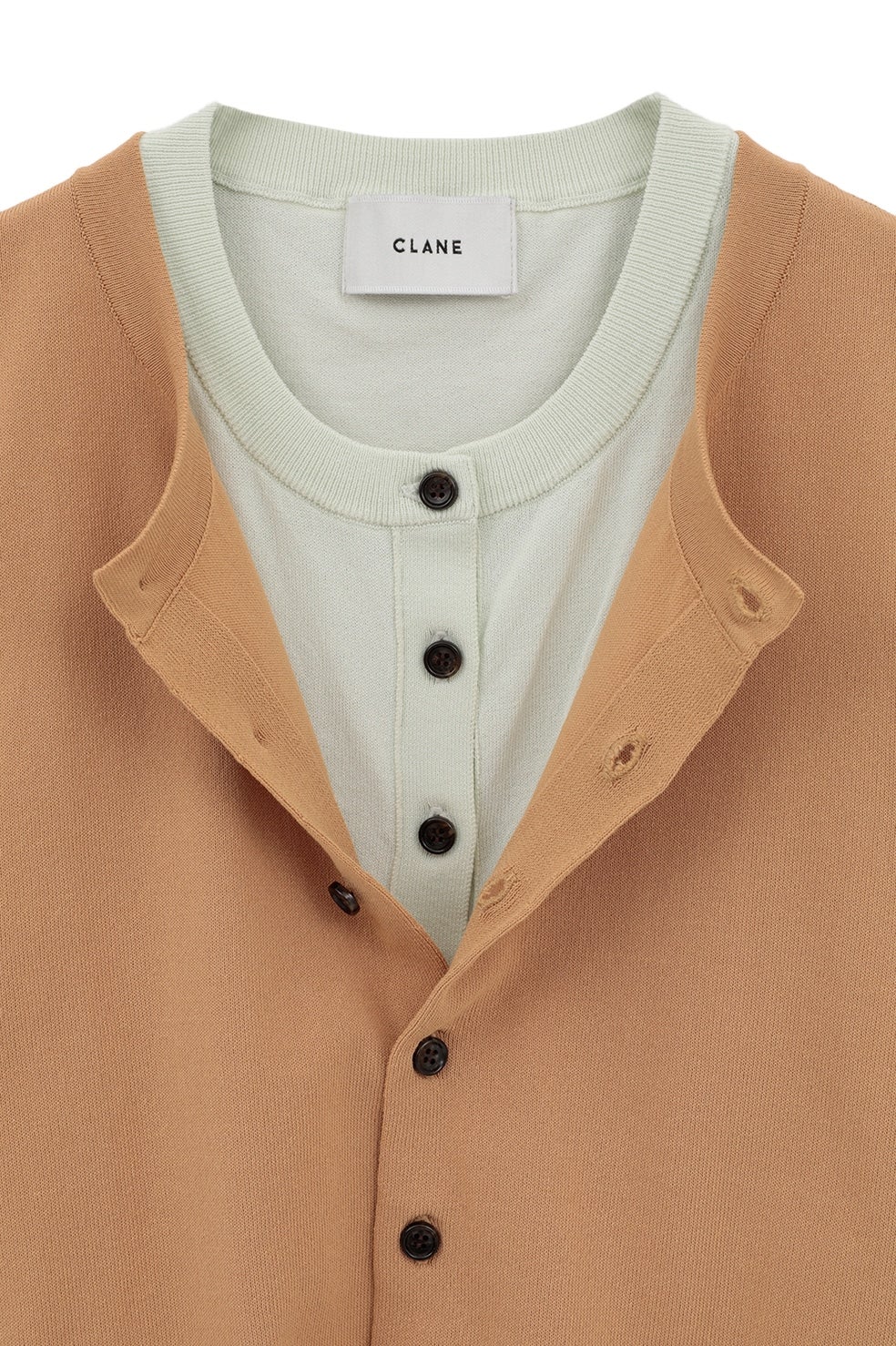 PRE ORDER 2BUY 10%OFF】W LAYERED KNIT CARDIGAN｜TOPS