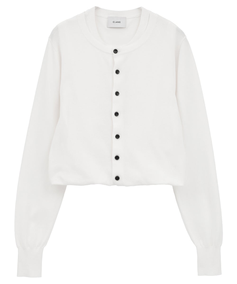 PRE ORDER 2BUY 10%OFF】W LAYERED KNIT CARDIGAN｜TOPS