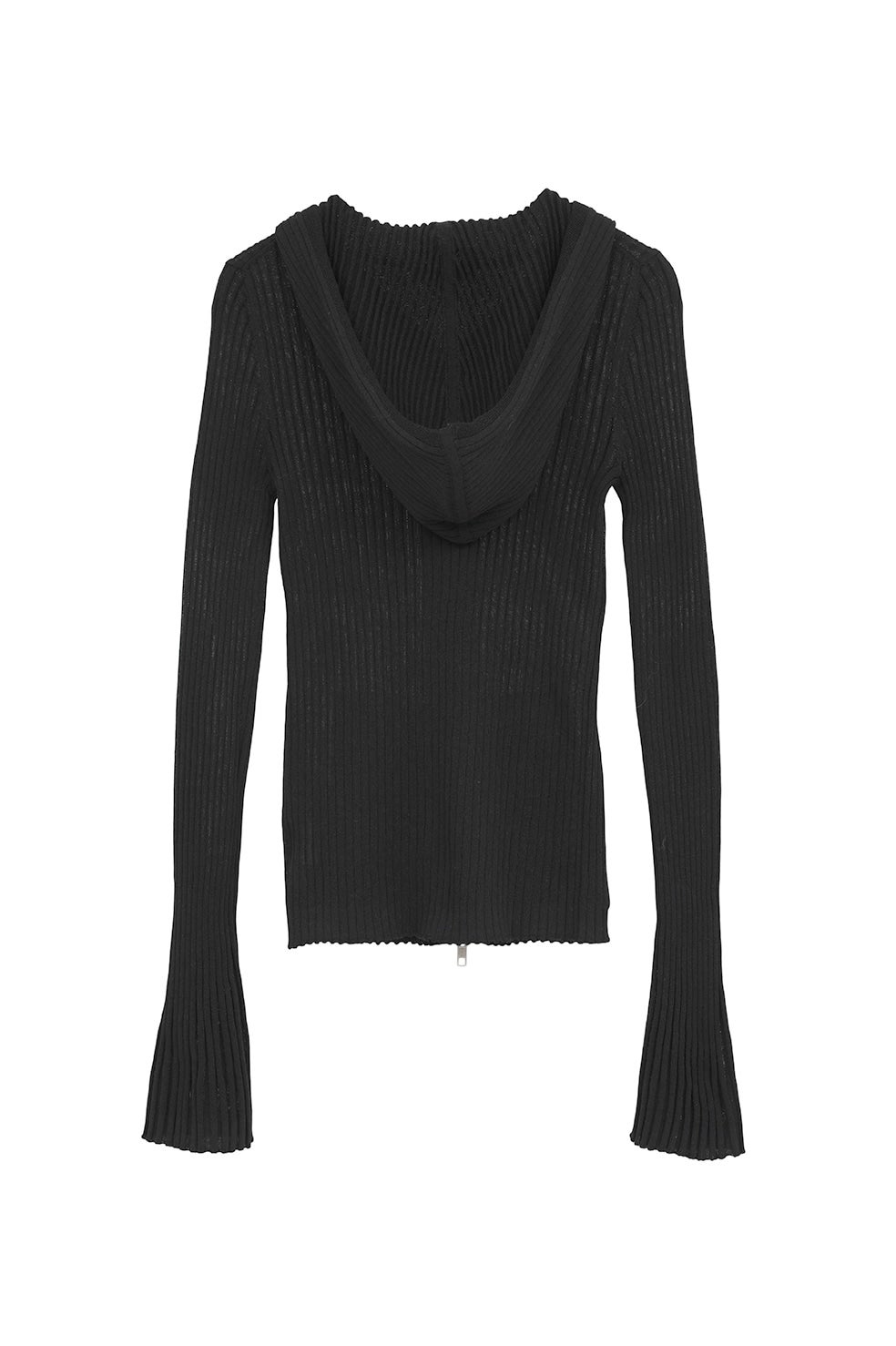 SHEER HOODED KNIT CARDIGAN｜TOPS(トップス)｜CLANE OFFICIAL ONLINE