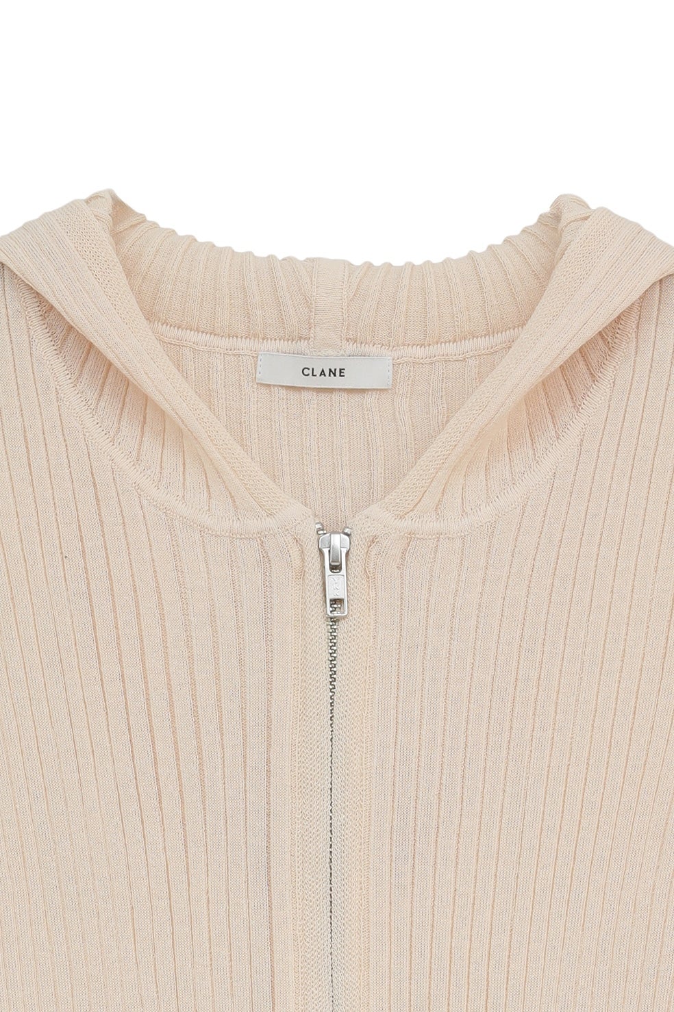 SHEER HOODED KNIT CARDIGAN｜TOPS(トップス)｜CLANE OFFICIAL ONLINE