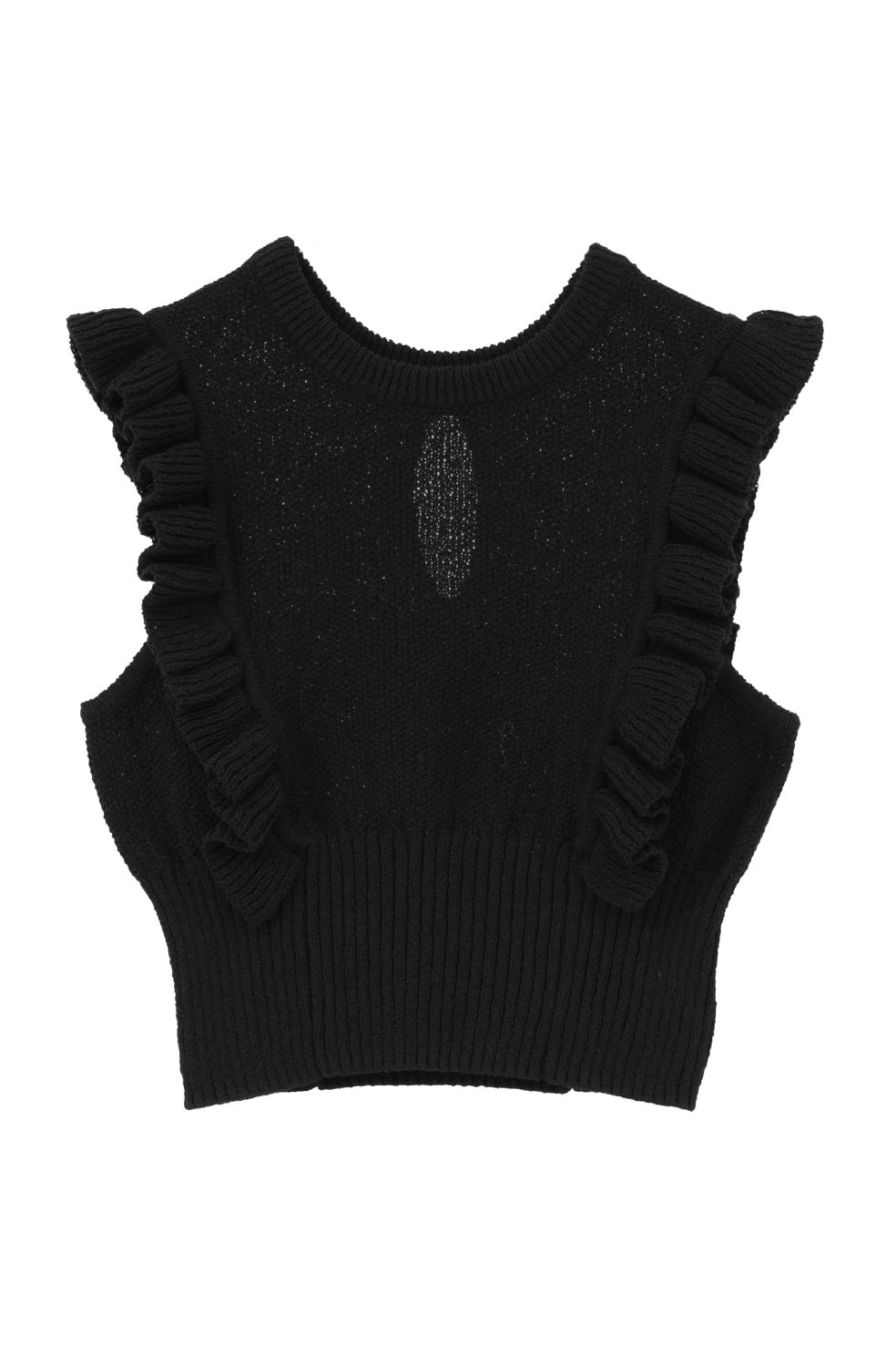 CLANE FRILL SLEEVE KNIT TOPSブラック2サイズ新品 FRILL SLEEVE KNIT TOPS｜TOPS(トップス)｜CLANE OFFICIAL ONLINE STORE