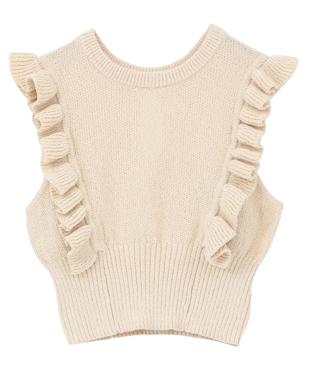 FRILL SLEEVE KNIT TOPS｜TOPS(トップス)｜CLANE OFFICIAL ONLINE STORE