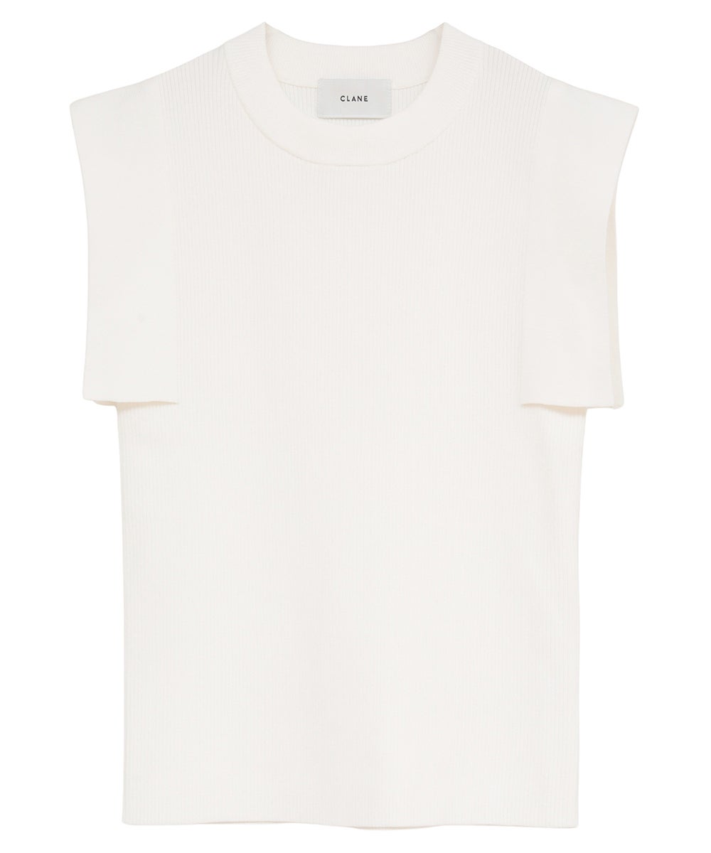 SQUARE SLEEVE KNIT TOPS｜TOPS(トップス)｜CLANE OFFICIAL ONLINE STORE