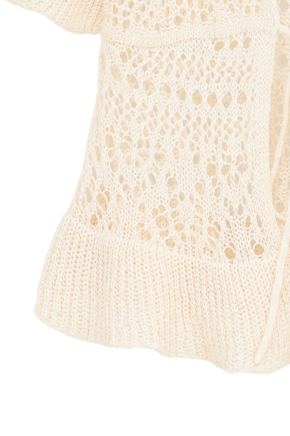 W FACE RIBBON CROCHET KNIT TOPS｜TOPS(トップス)｜CLANE OFFICIAL