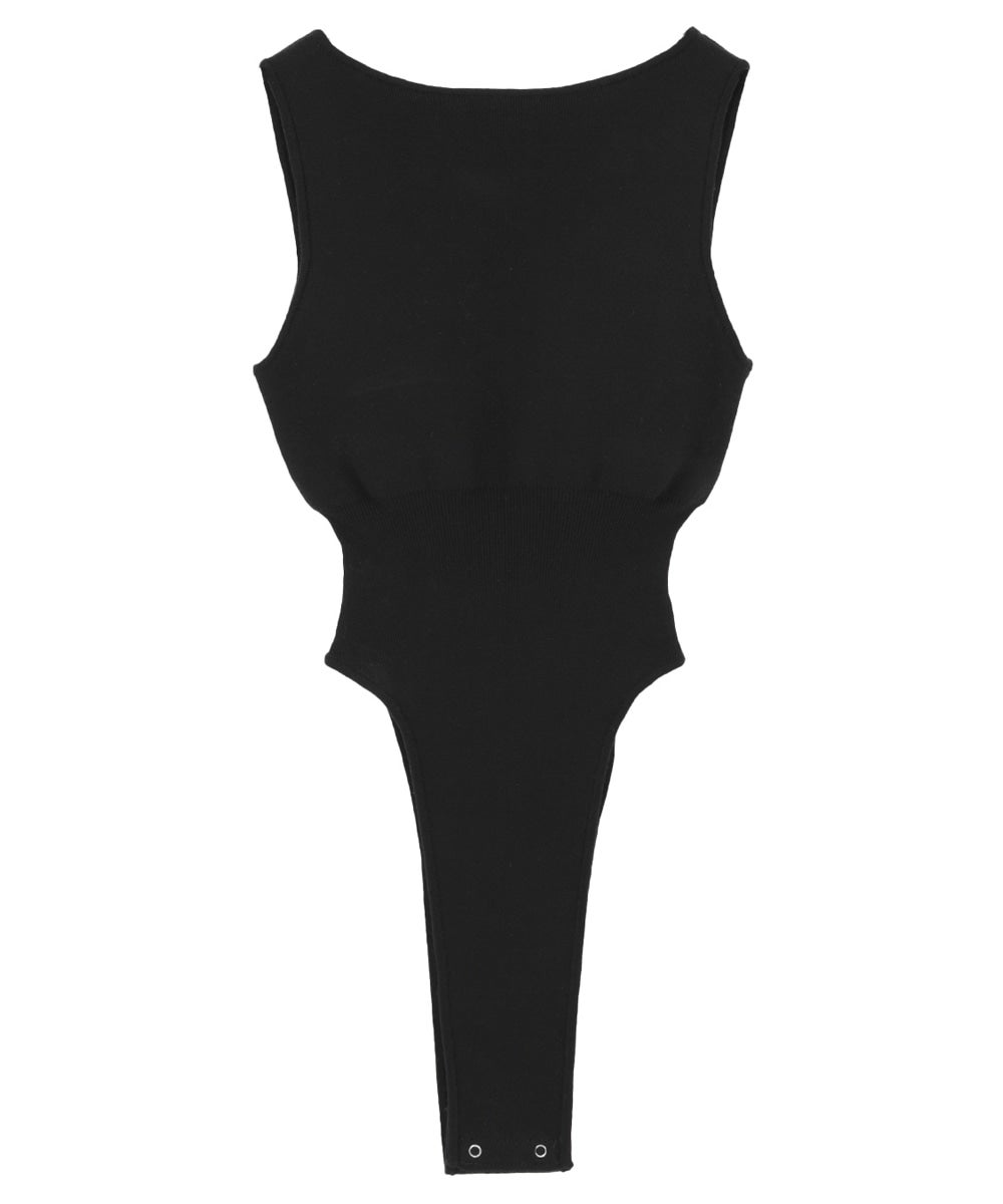 BACK OPEN KNIT BODYSUITS