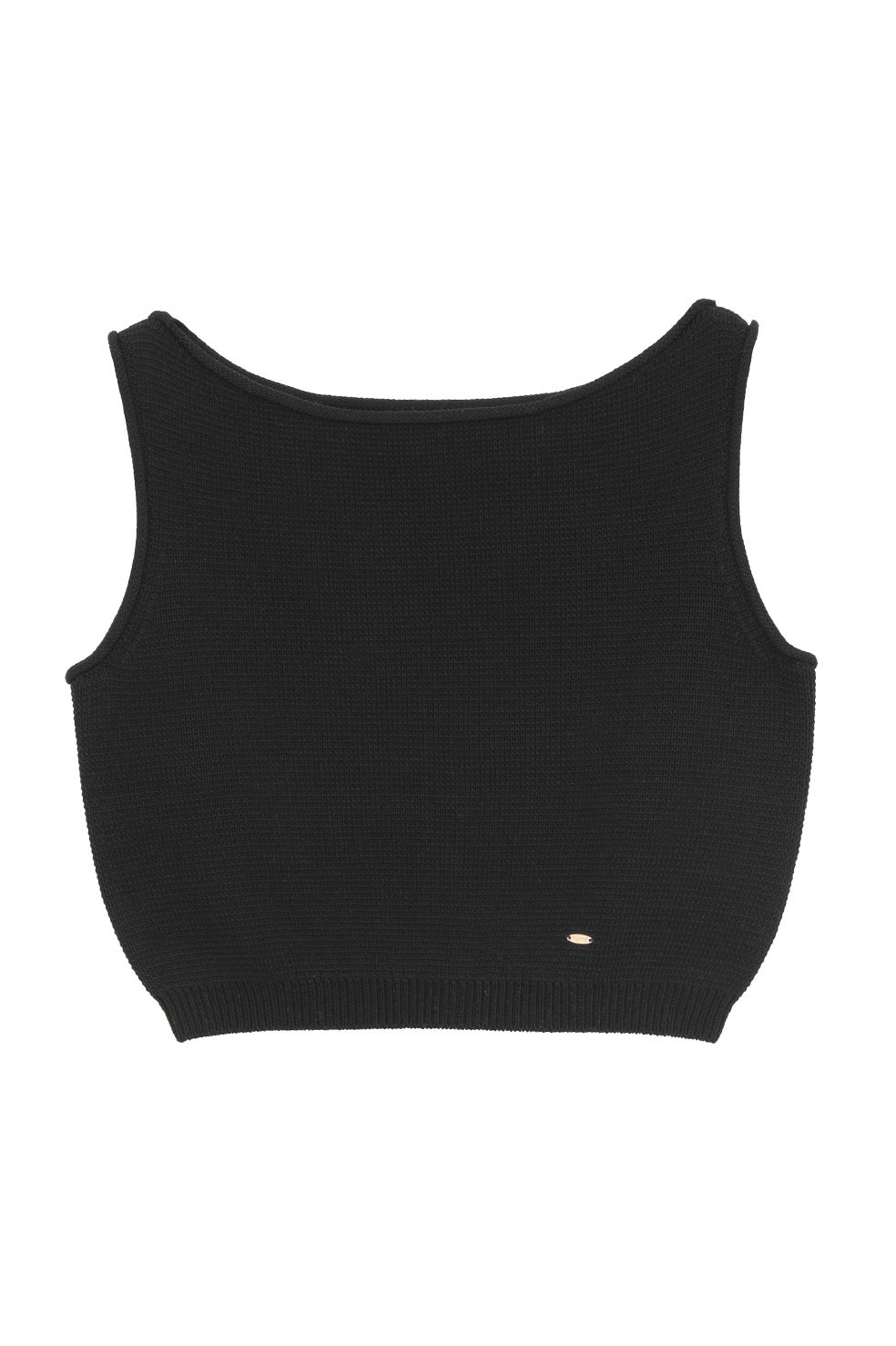 BOAT NECK SHORT KNIT TANK TOPS｜TOPS(トップス)｜CLANE OFFICIAL