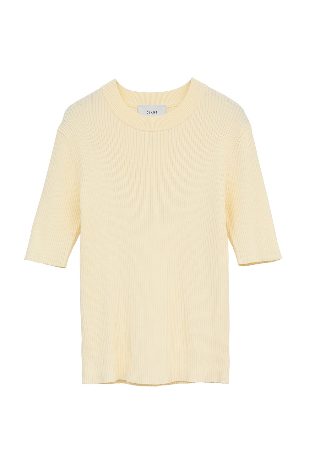 H/N HALF SLEEVE RIB KNIT TOPS｜TOPS(トップス)｜CLANE OFFICIAL
