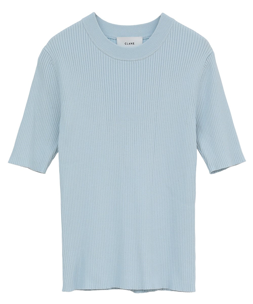 クラネ VOLUME SLEEVE H/N KNIT CLANE - ハイネックリブニット ｜ H/N RIB KNIT TOPS (MIX) | ADDICT