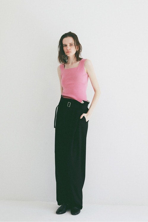 SQUARE TANK KNIT TOPS