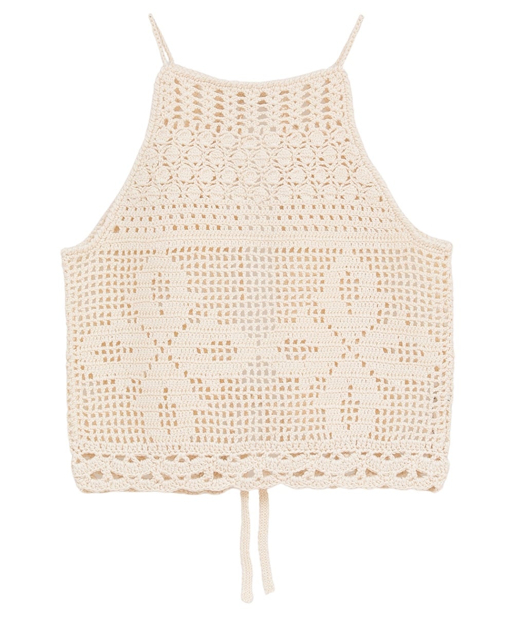 CROCHET CAMI KNIT TOPS｜TOPS(トップス)｜CLANE OFFICIAL ONLINE STORE