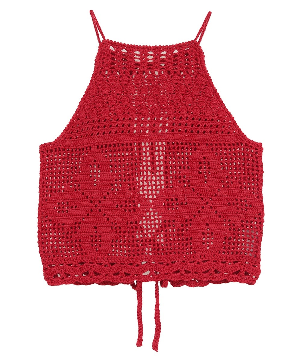 CROCHET CAMI KNIT TOPS｜TOPS(トップス)｜CLANE OFFICIAL ONLINE STORE