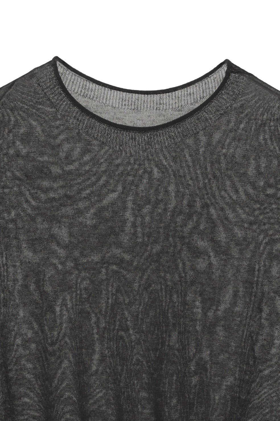 SHEER ROLL NECK H/S KNIT TOPS｜TOPS(トップス)｜CLANE OFFICIAL