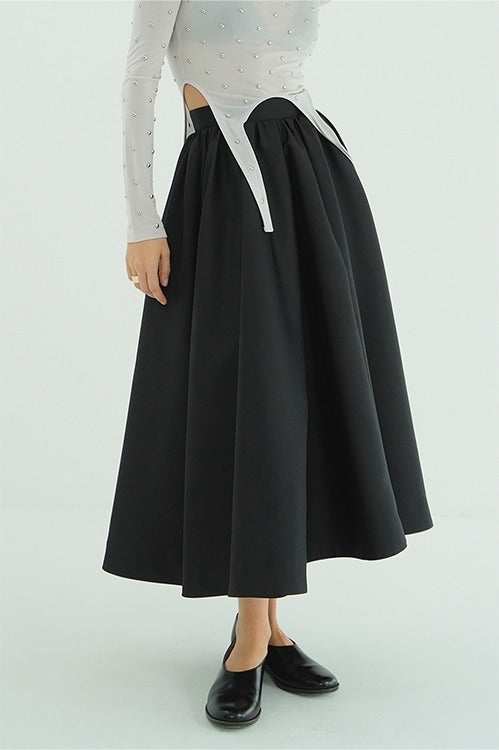 VOLUME FLARE SKIRT