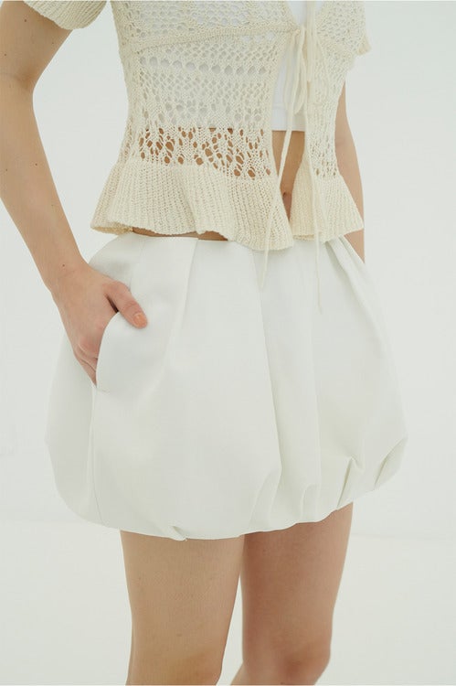 DAD MESH BALLOON SKIRT