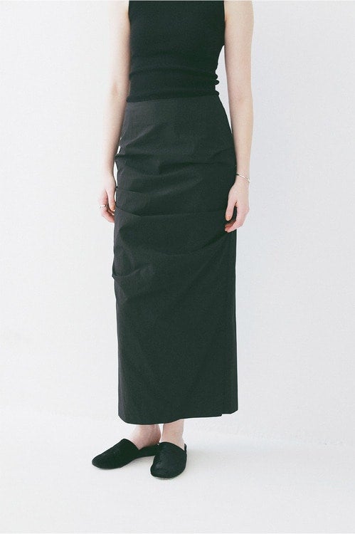 LOW WAIST DRAPE SKIRT