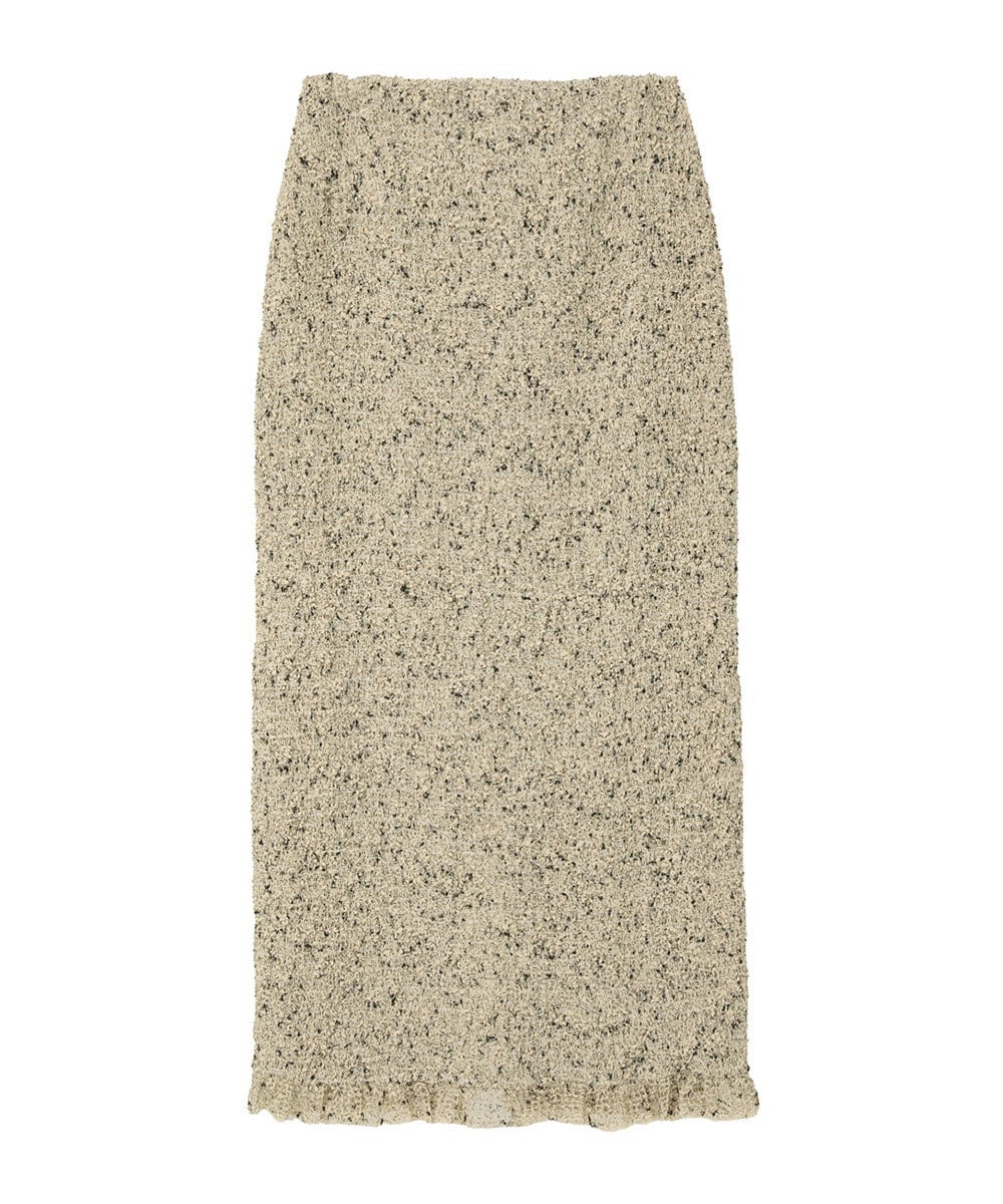 MIX MESH GATHER SKIRT