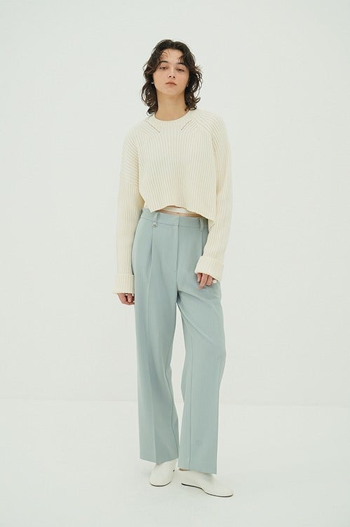 2WAY TUCK STRAIGHT PANTS