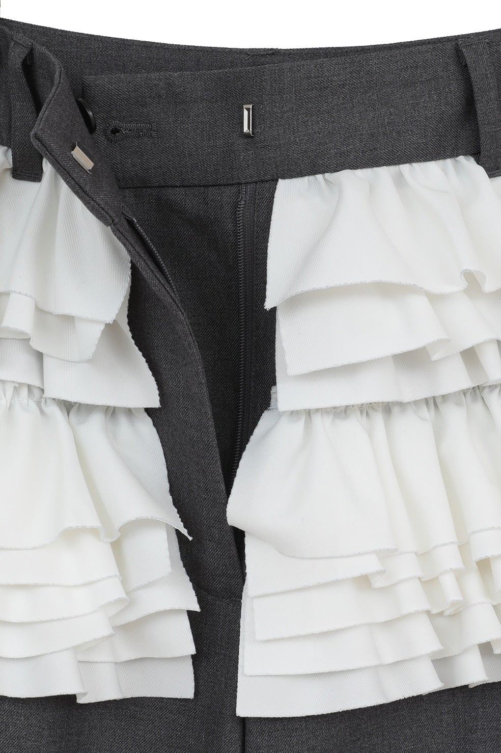 FRILLED SLACKS｜SKIRT / PANTS(スカート/パンツ)｜CLANE OFFICIAL