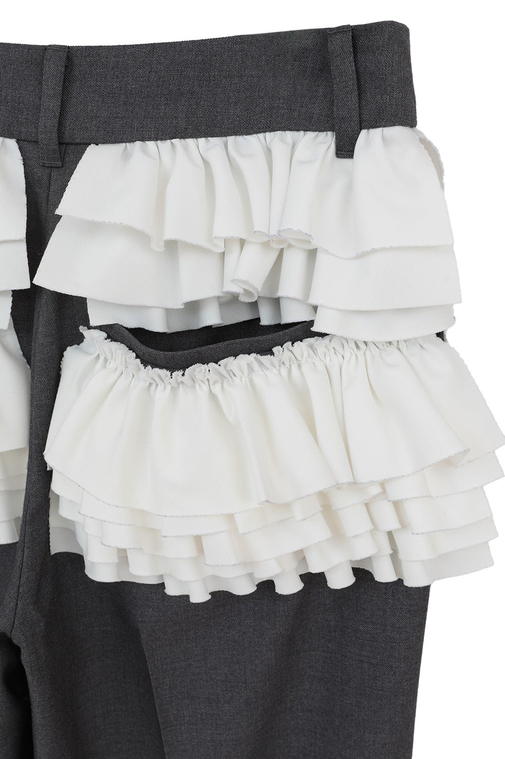 FRILLED SLACKS｜SKIRT / PANTS(スカート/パンツ)｜CLANE OFFICIAL