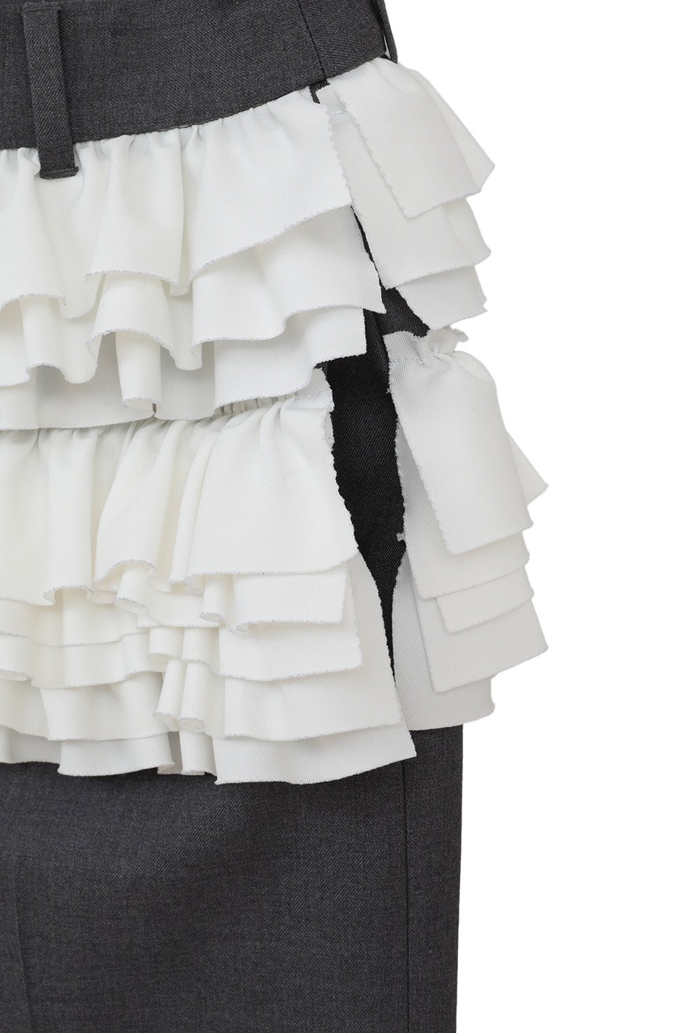 FRILLED SLACKS｜SKIRT / PANTS(スカート/パンツ)｜CLANE OFFICIAL