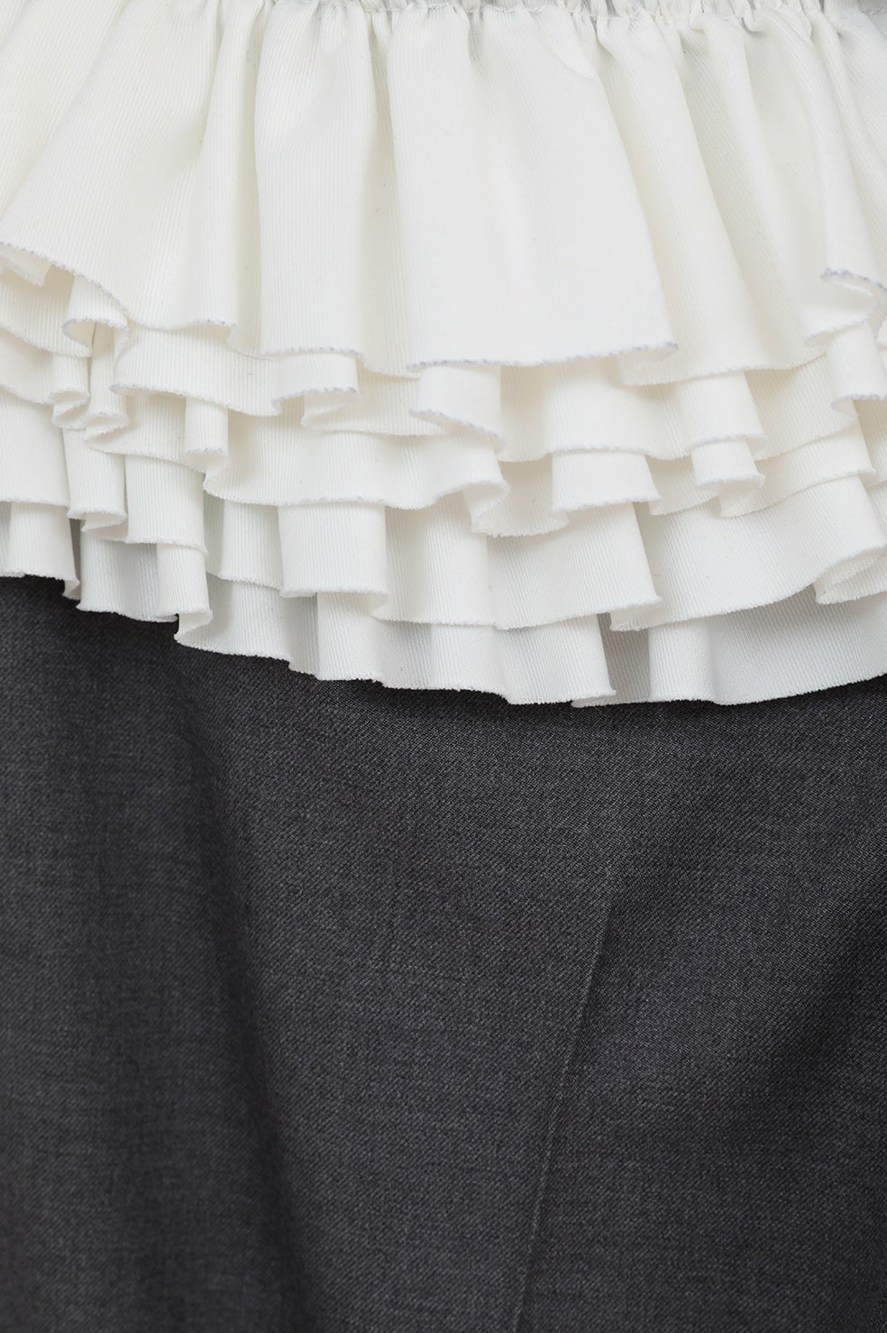 FRILLED SLACKS｜SKIRT / PANTS(スカート/パンツ)｜CLANE OFFICIAL