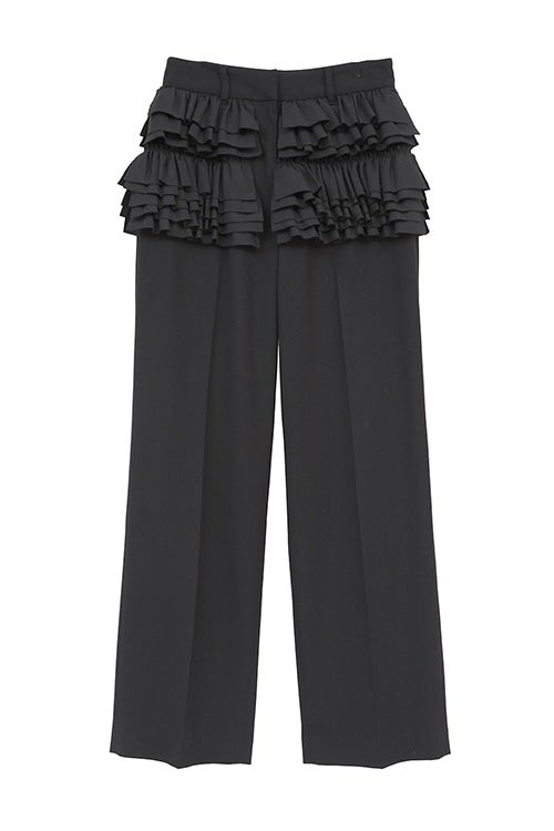 【PRE ORDER 2BUY 10%OFF】FRILLED SLACKS