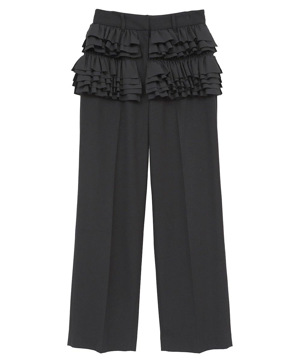 【PRE ORDER 2BUY 10%OFF】FRILLED SLACKS