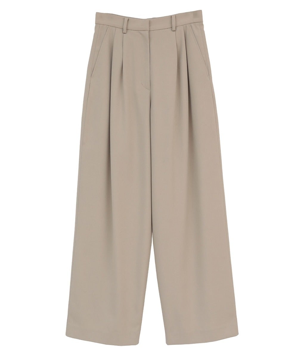 BASIC TUCK PANTS