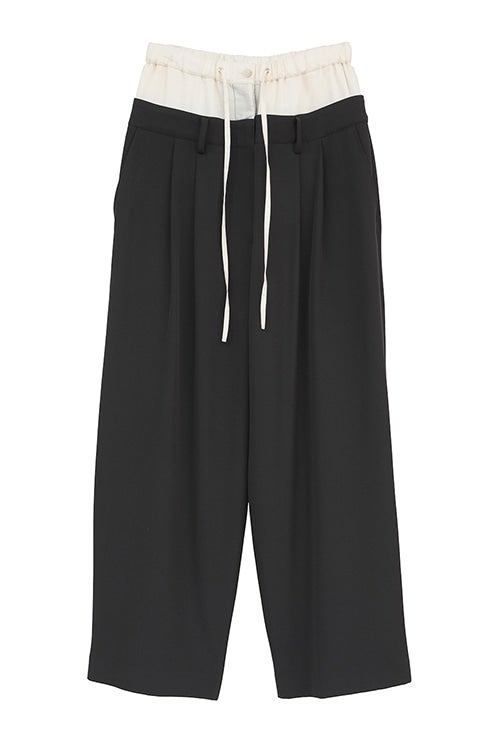 【PRE ORDER 2BUY 10%OFF】W WAIST WIDE SLACKS