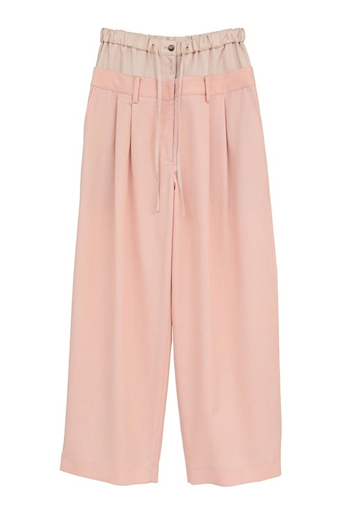 【PRE ORDER 2BUY 10%OFF】W WAIST WIDE SLACKS