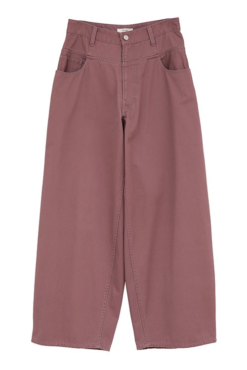 LOW WAIST BARREL PANTS