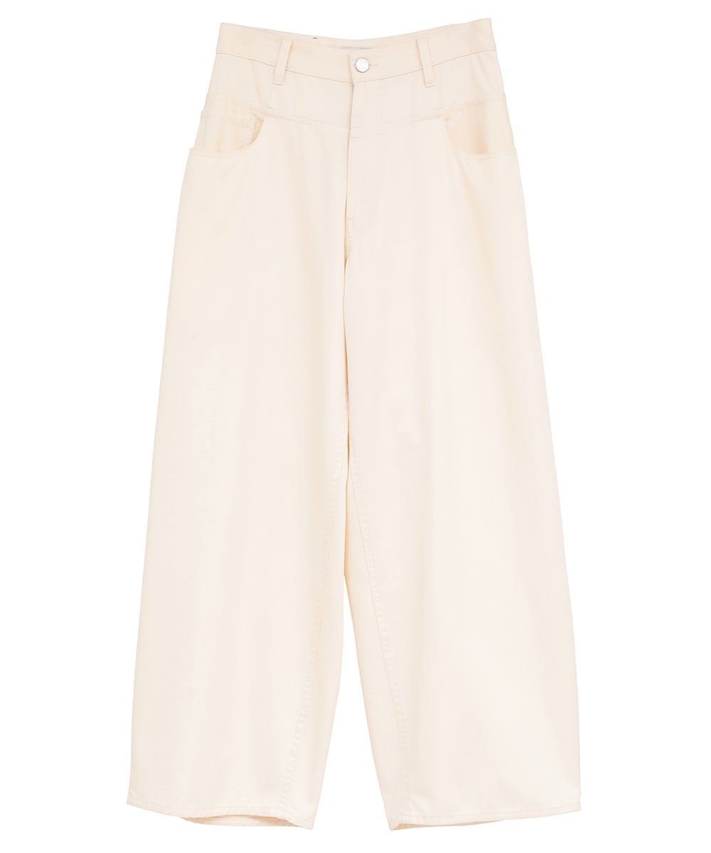 LOW WAIST BARREL PANTS