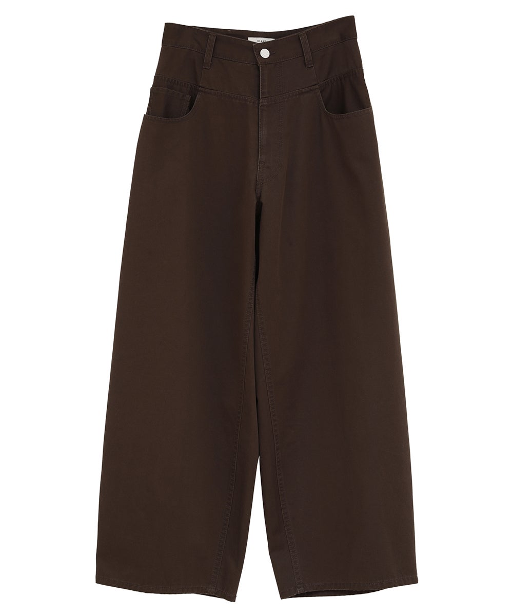 LOW WAIST BARREL PANTS