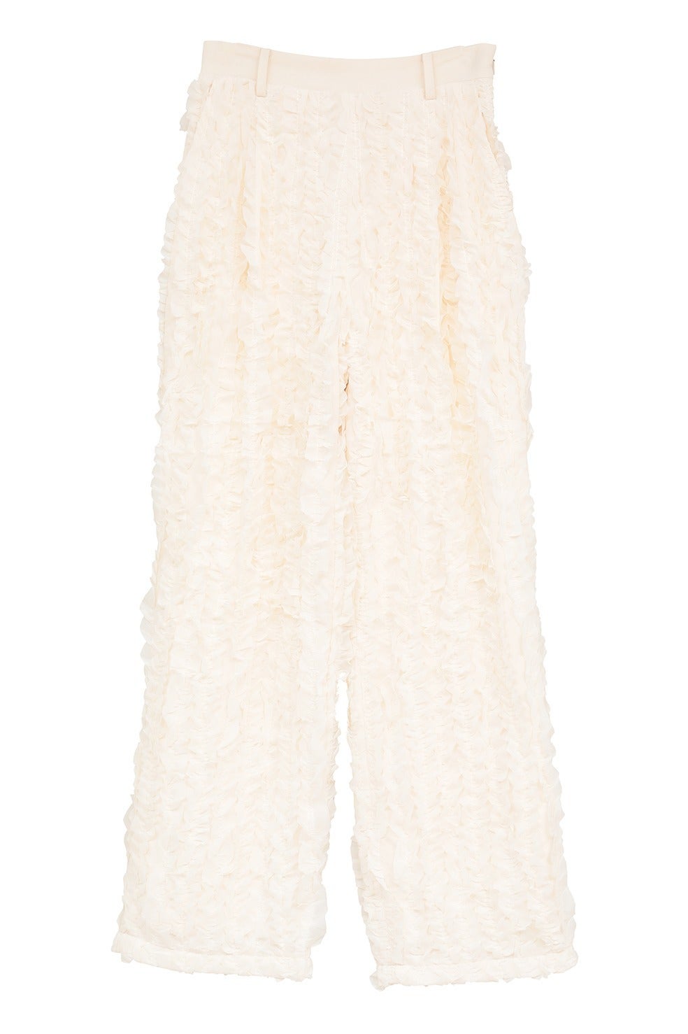 パンツ CLANE TOPSTITCHED FRILL STRAIGHT PANTS TOPSTITCHED FRILL STRAIGHT PANTS｜SKIRT / PANTS(スカート/パンツ