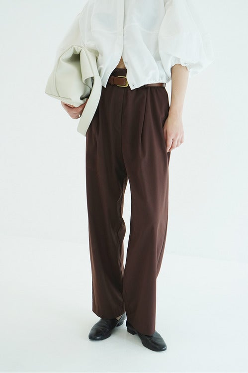 WAIST BELT DAD PANTS