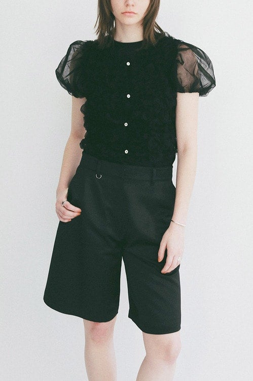 2WAY ADJUST SATIN HALF PANTS