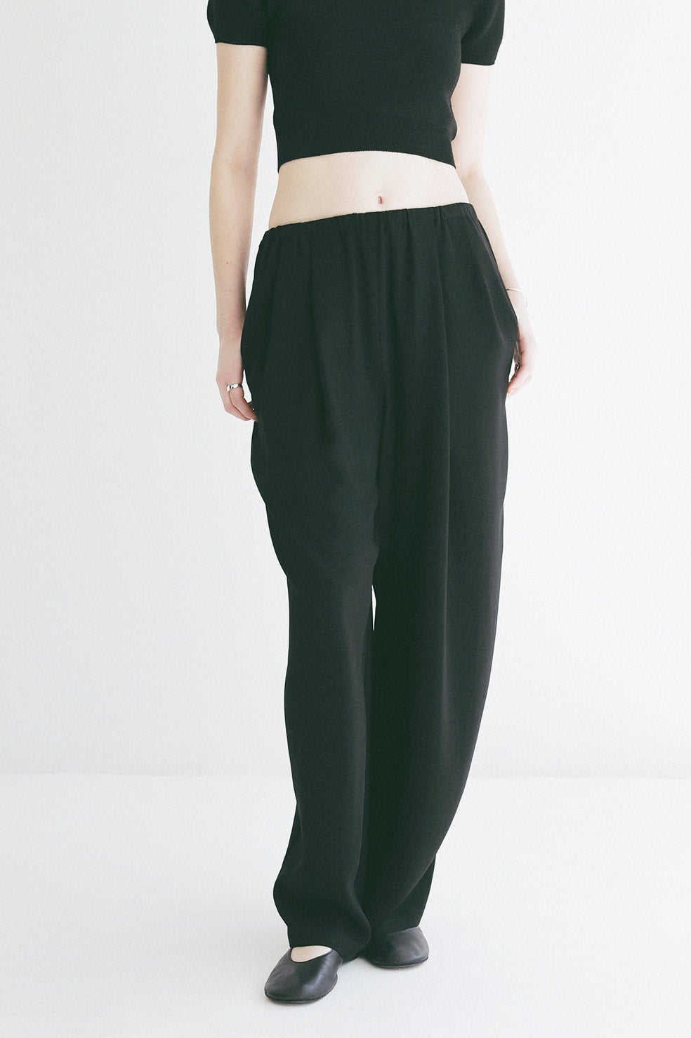 DRAWSTRING LOOSE TUCK PANTS｜SKIRT / PANTS(スカート/パンツ)｜CLANE