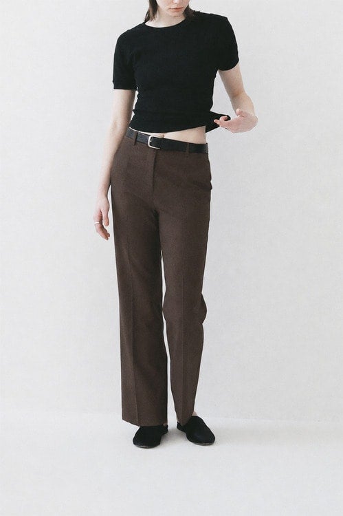 STRAIGHT SLIM PANTS