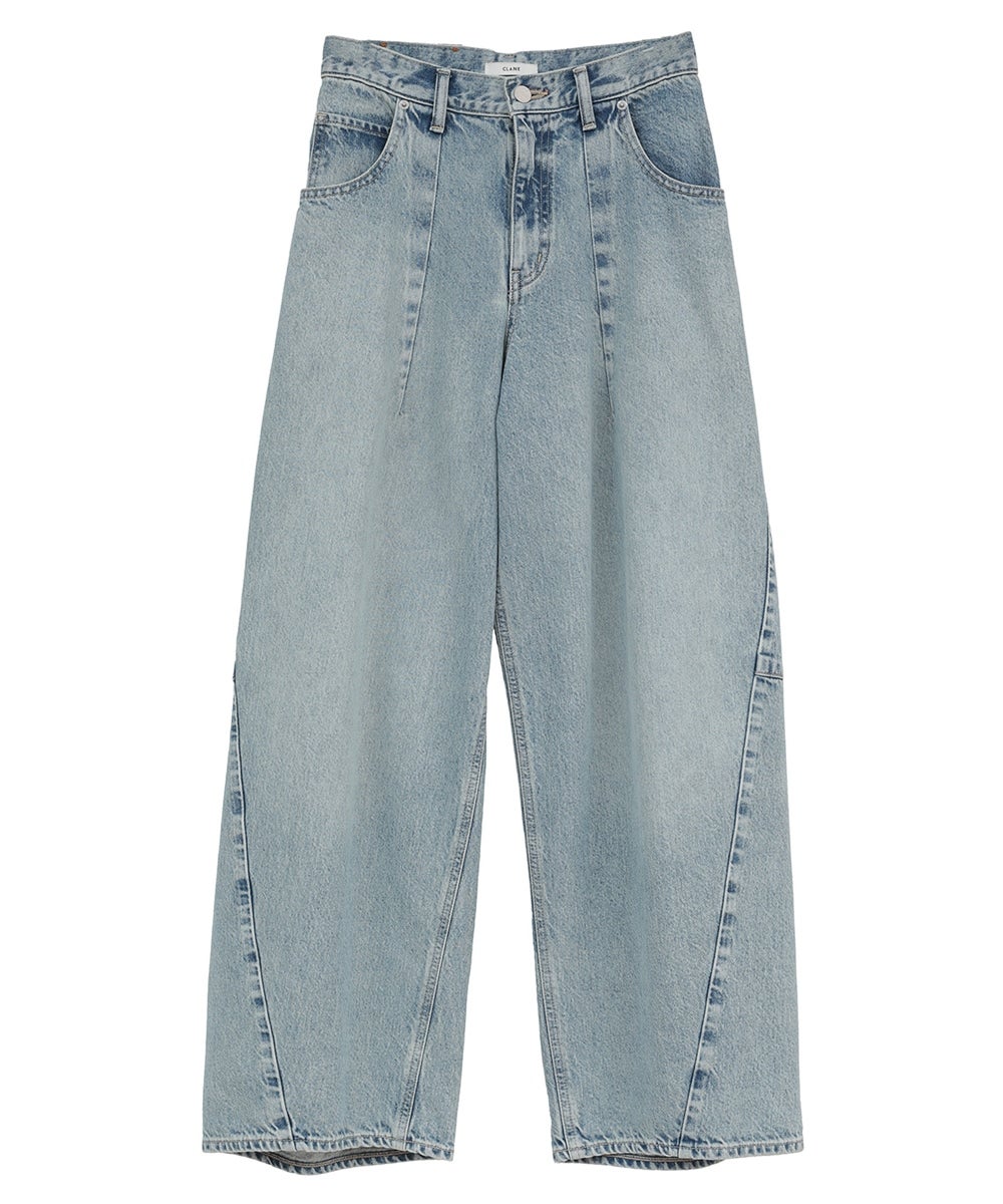 【PRE ORDER 2BUY 10%OFF】COCOON BULKY DENIM PANTS