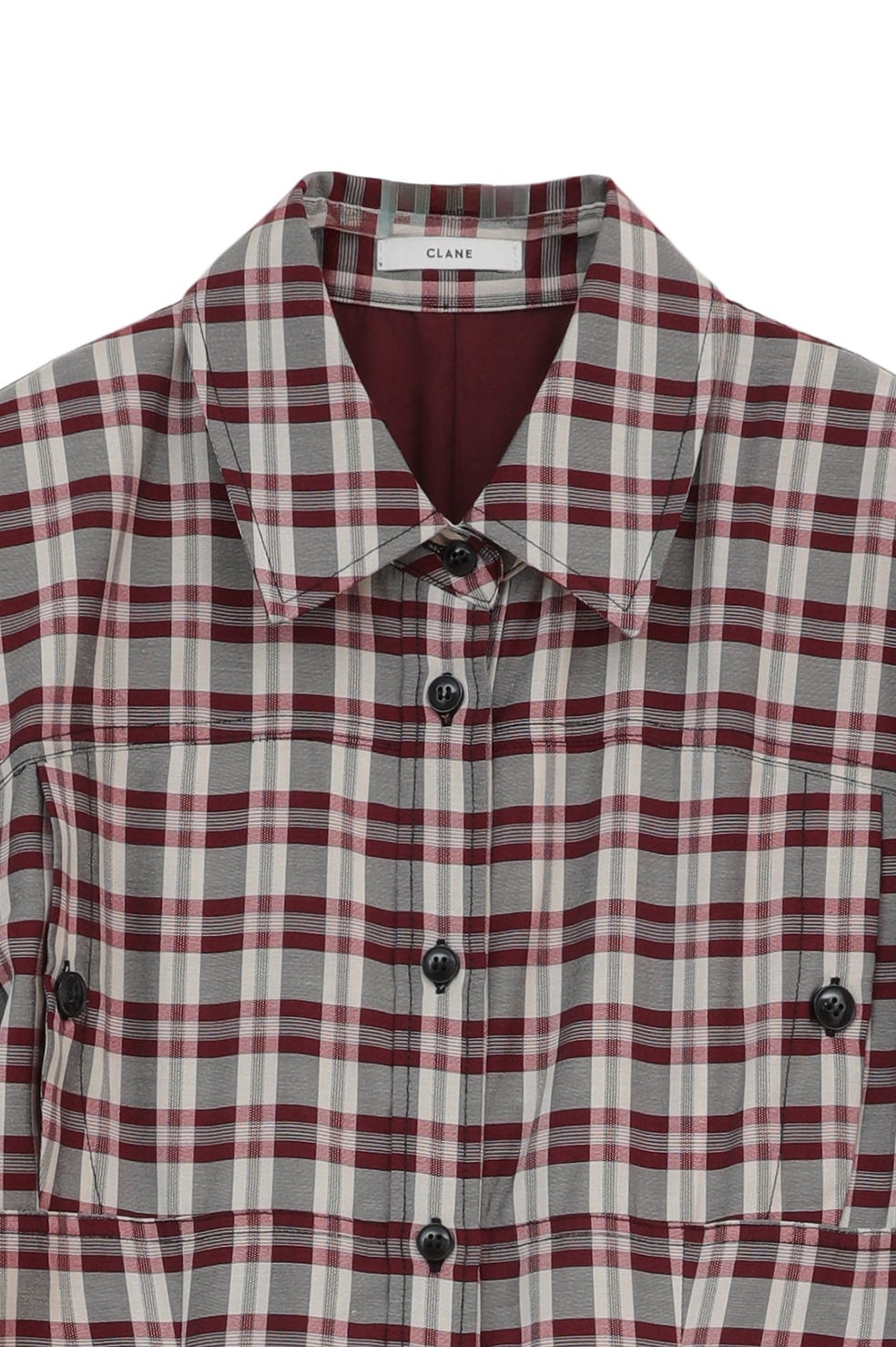 UP POCKET CHECK SHIRT ONEPIECE｜DRESS(ドレス)｜CLANE OFFICIAL