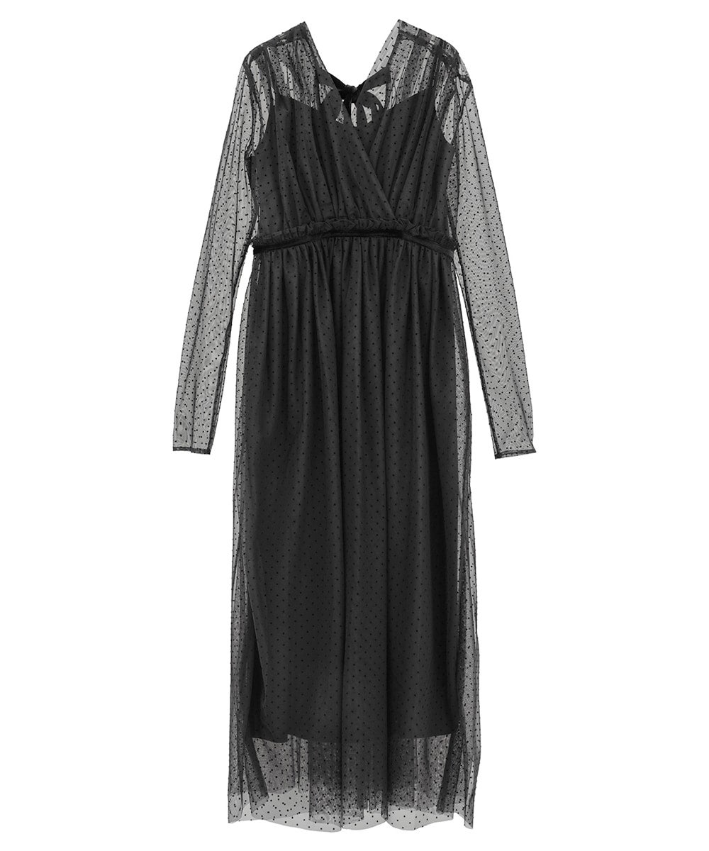 DOT SHEER CACHECOEUR ONEPIECE