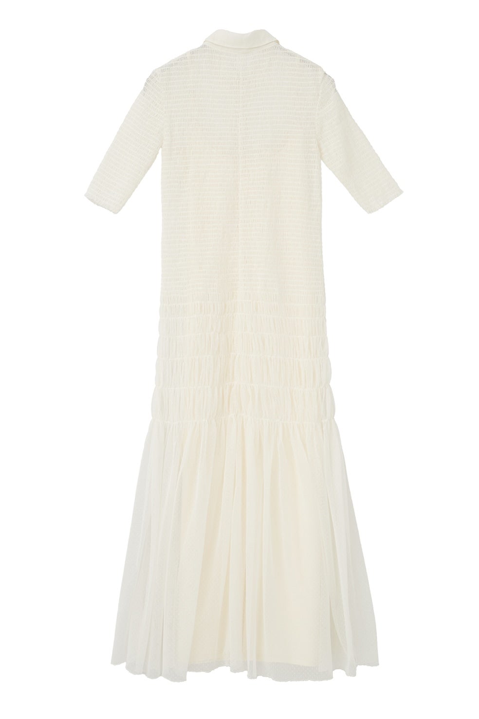 GATHERED MESH SHIRTS ONEPIECE｜DRESS(ドレス)｜CLANE OFFICIAL